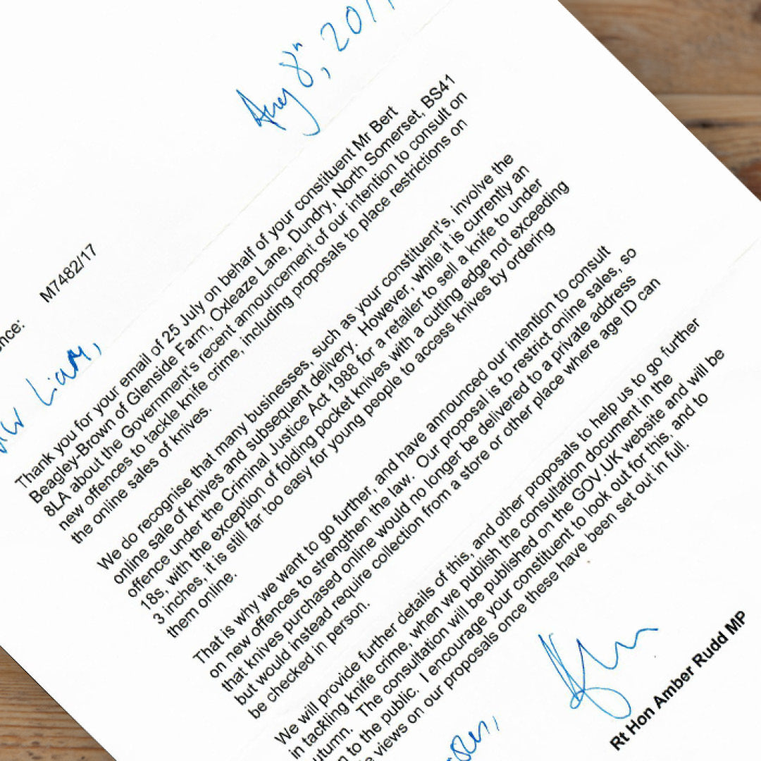 Offensive Weapons Act (2019) - UK Knife Law Update